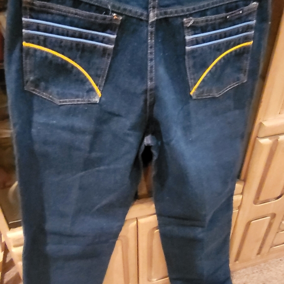 Vintage retro Sisons jeans size 34x33 - Picture 4 of 7